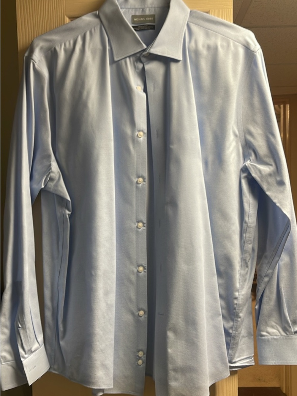 Michael Kors Sky Blue Men's Dress Shirt